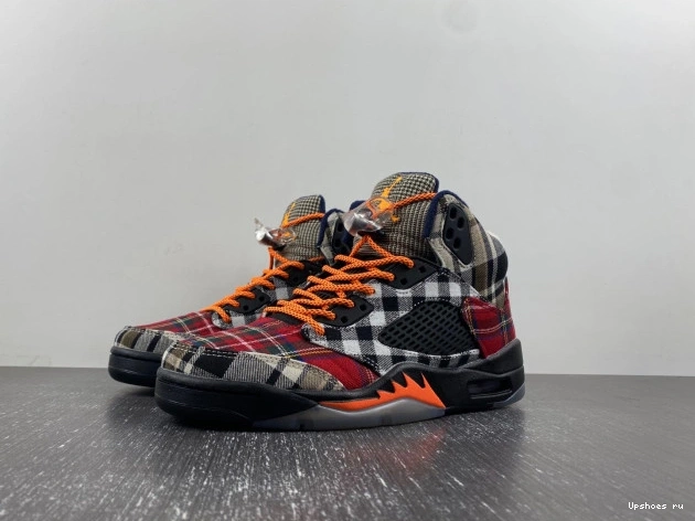 Plaid Jordan Retro  5 FD4814-008 0719